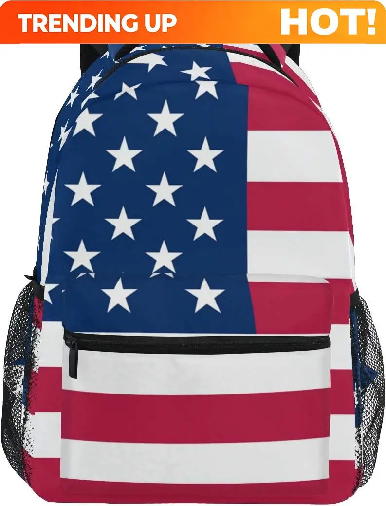 Women Bags Usa - حقيبة مخصصة بتصميم علم الولايات المتحدة