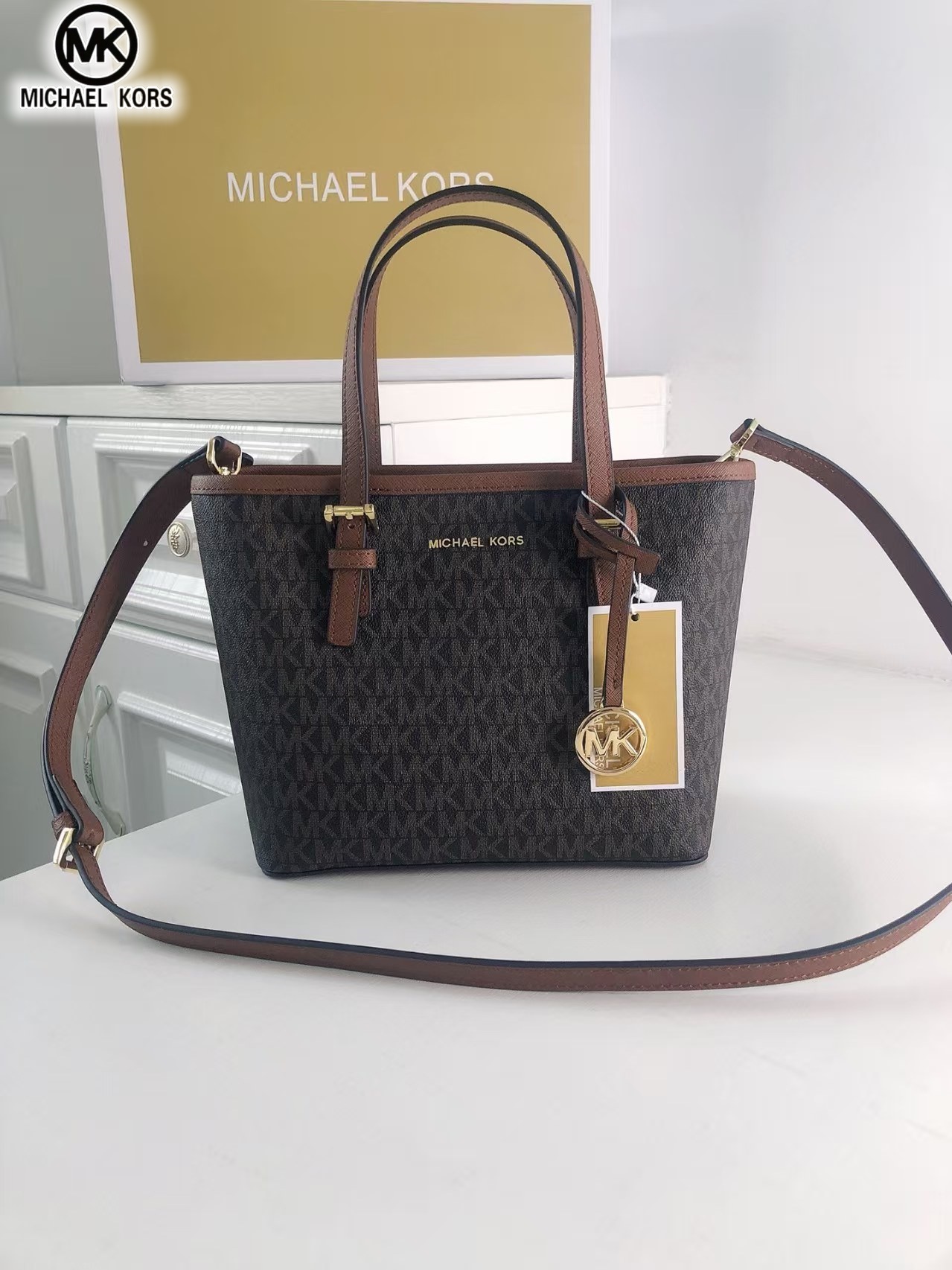 Women'S Bags Of Michael Kors - حقيبة كتف نسائية فاخرة من مايكل