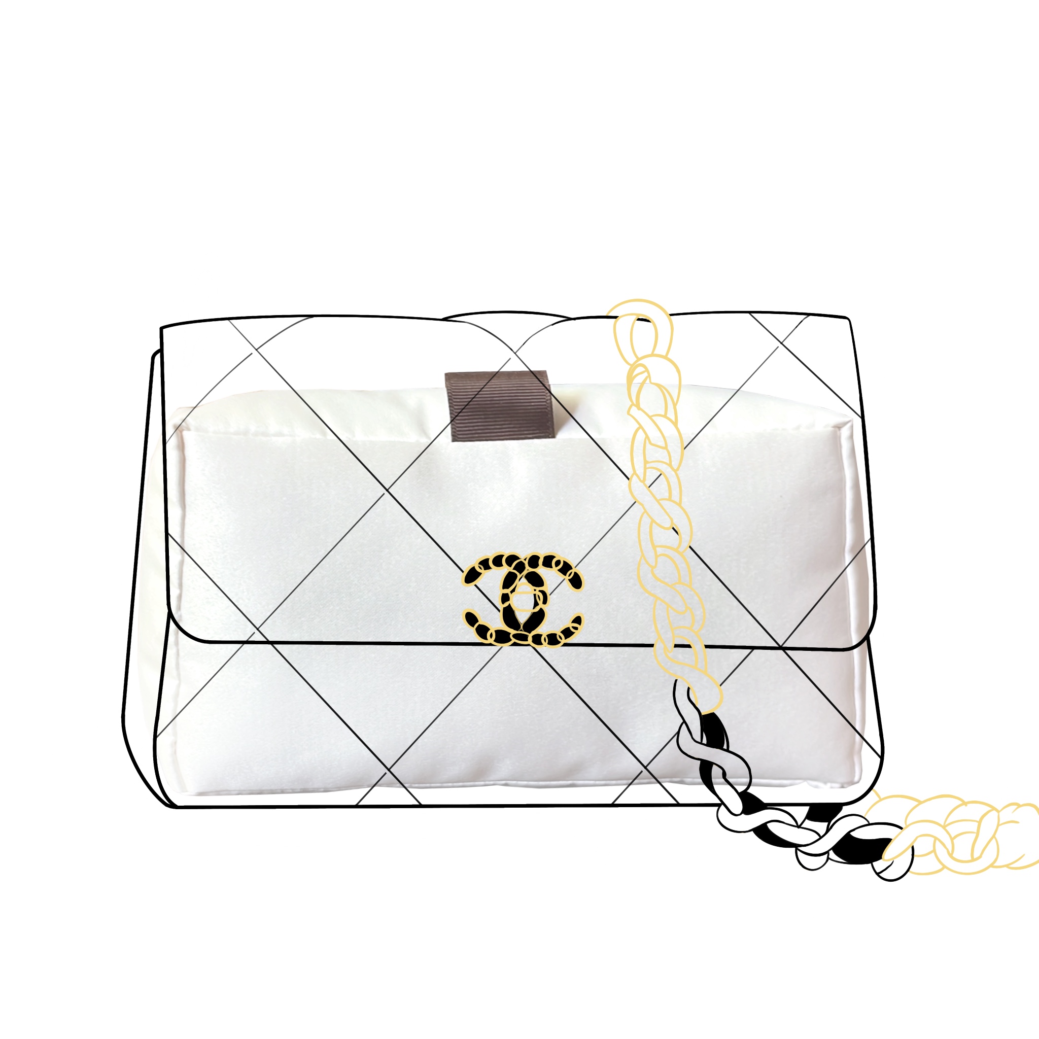 Women Bags Dior - يصلح ل رفرف CC19 حقيبة يد