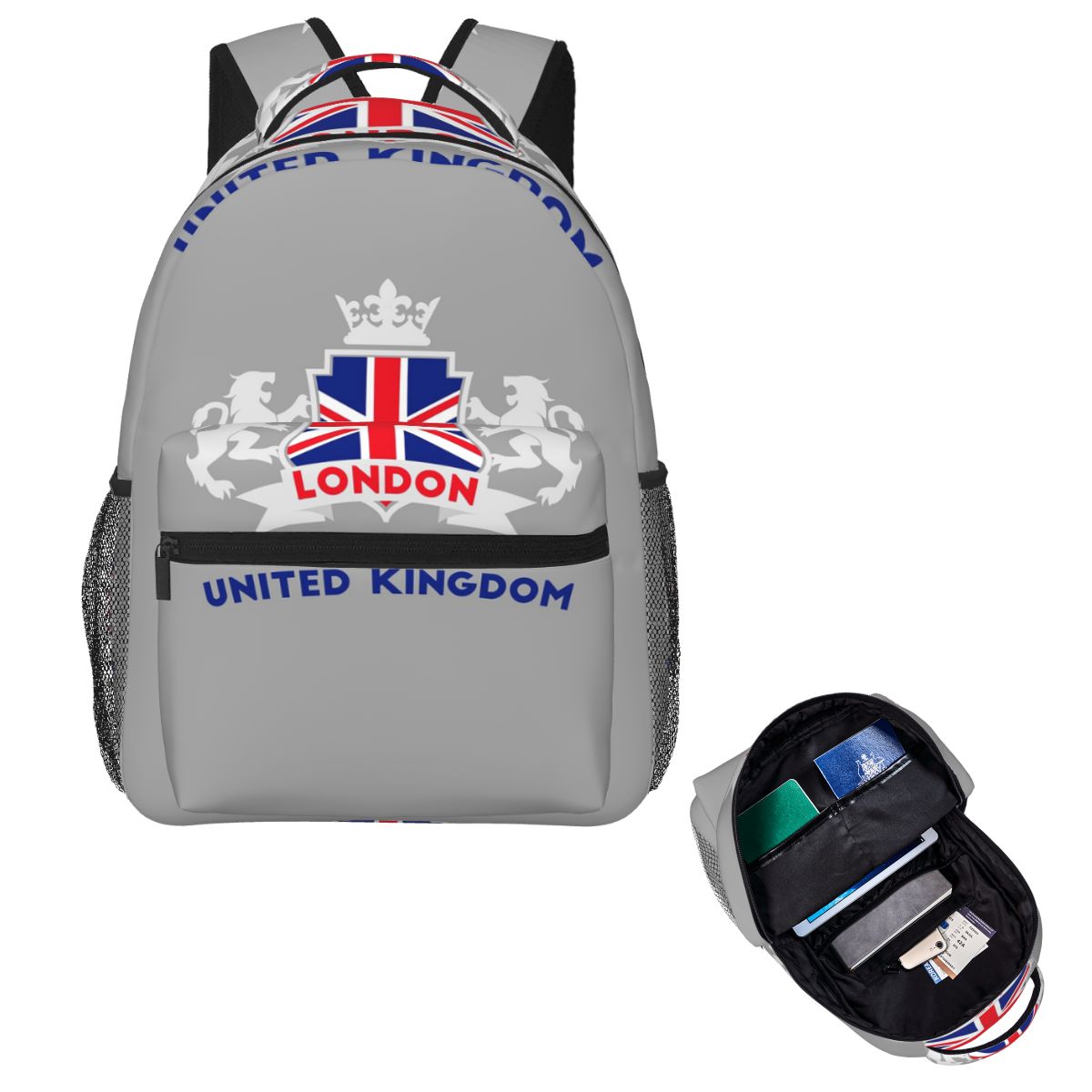 Women Bags Uk - حقيبة ظهر للطلاب بتصميم علم الاتحاد
