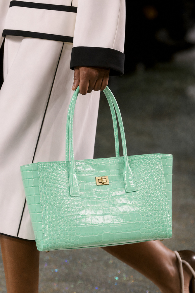 Women Hand Bags For Office - حقيبة يد SHELKSBAG لامعة بنقشة جلد