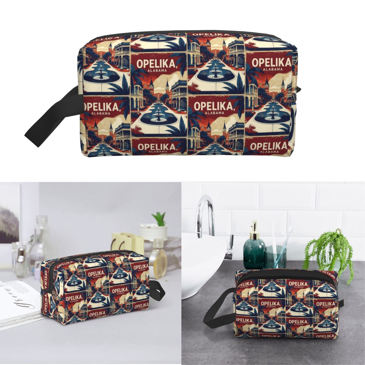 Women Bags Usa - حقيبة مستحضرات تجميل كلاسيكية من أوبيليكا