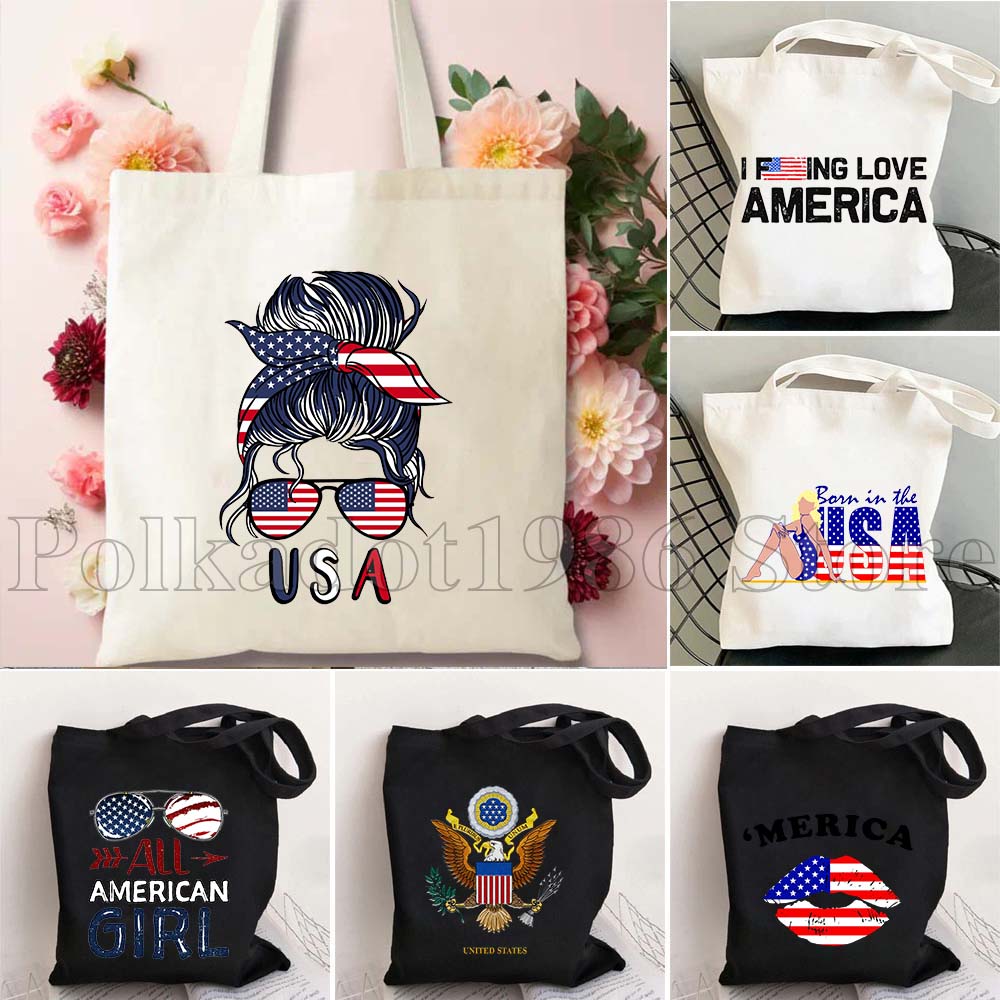 Women Bags Usa - العلم الأمريكي هدية وطنية Agle 4th
