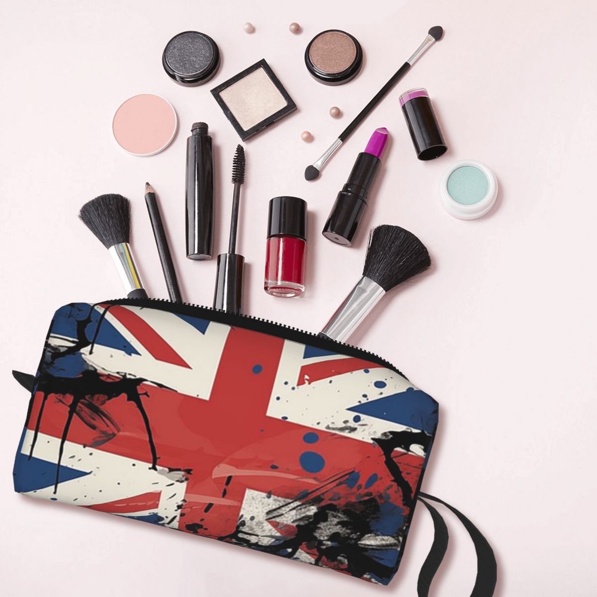 حقيبة مكياج بتصميم علم الاتحاد - مراجعة Women Bags Uk وسعره