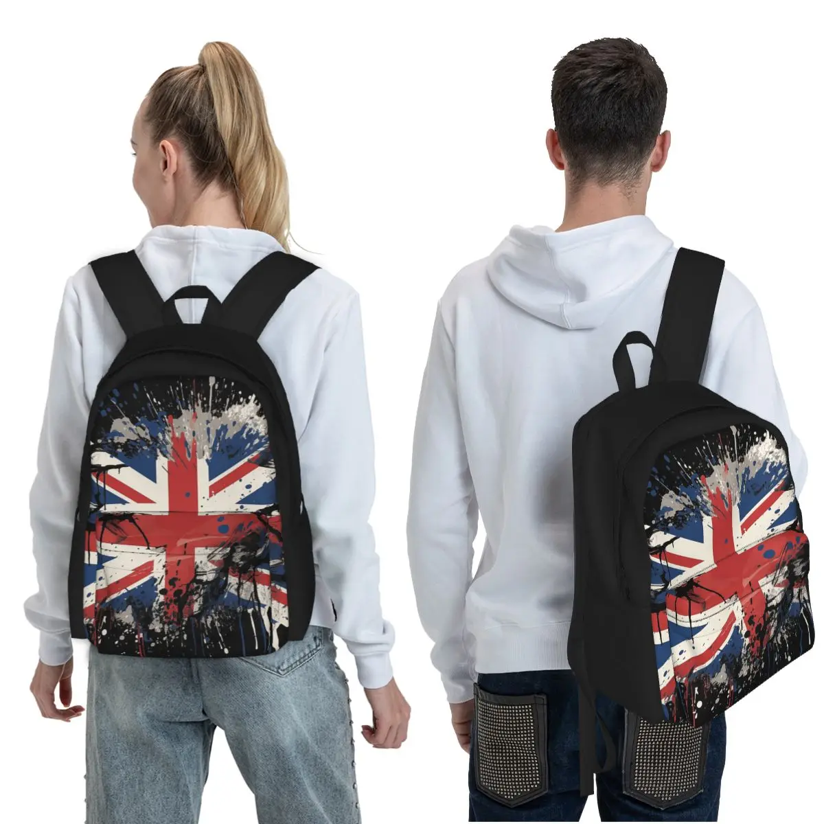 حقيبة ظهر مدرسية بتصميم علم ال - مراجعة Women Bags Uk وسعره