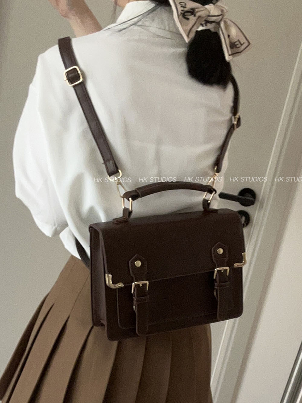 حقيبة ظهر من الجلد الصناعي بتص - مراجعة Women Bags Sale وسعره
