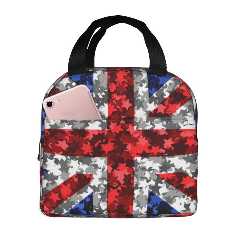 صندوق غداء معزول بعلم المملكة  - مراجعة Women Bags Uk وسعره