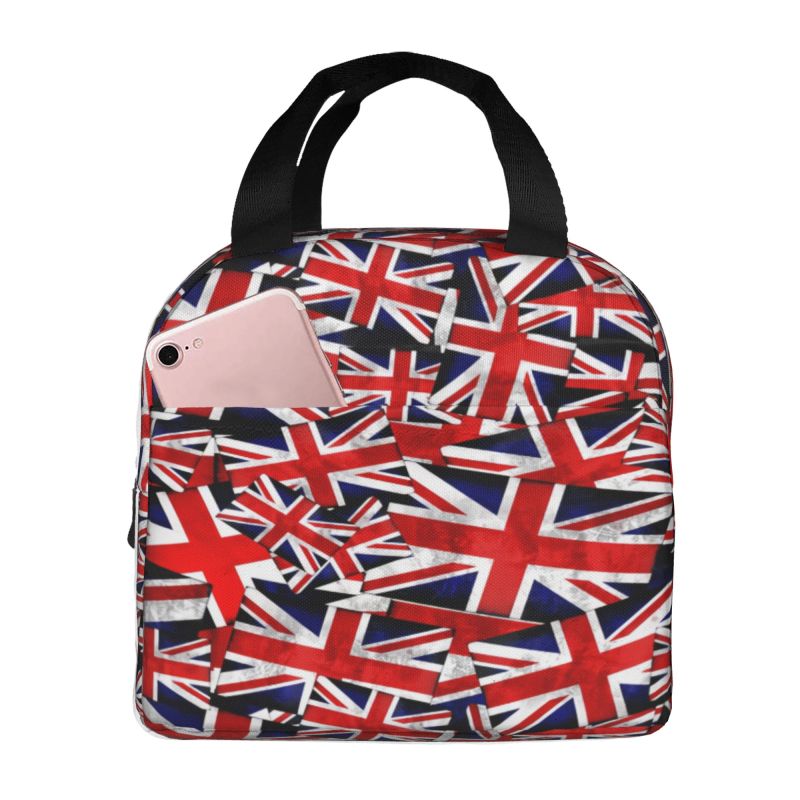 صندوق غداء معزول بعلم المملكة  - مراجعة Women Bags Uk وسعره