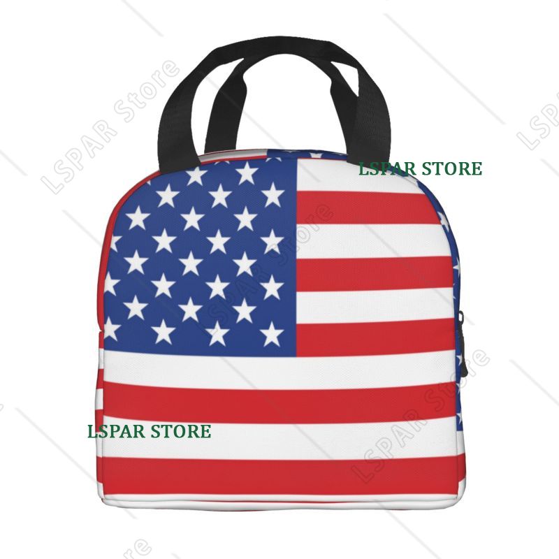 حقائب غداء معزولة حراريًا بعلم - مراجعة Women Bags Usa وسعره