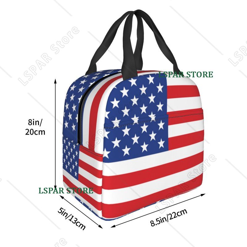 حقائب غداء معزولة حراريًا بعلم - مراجعة Women Bags Usa وسعره