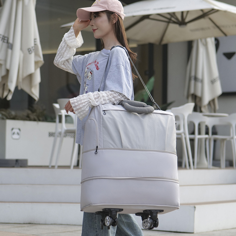 حقيبة سفر كبيرة السعة بعجلات د - مراجعة Women Bags Zadig وسعره