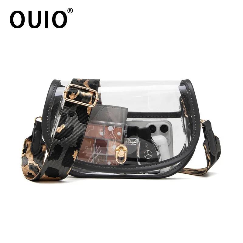 حقيبة هاتف OUIO عصرية شفافة من - مراجعة Women Bags Purses وسعره