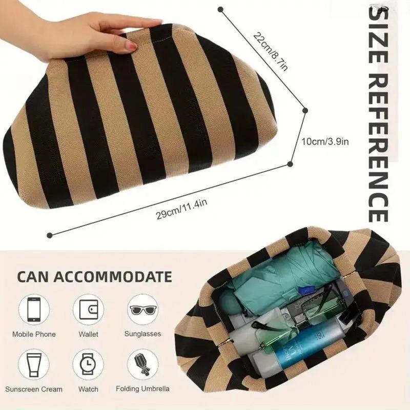 حقيبة يد نسائية منسوجة بالكروش - مراجعة Women Bags Purses وسعره