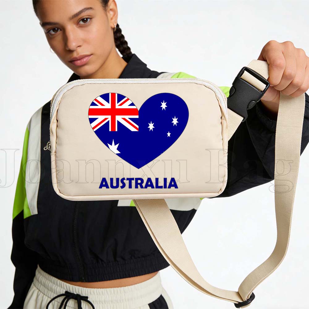 حقيبة خصر رياضية بعلم أستراليا - مراجعة Women Bags In Australia وسعره