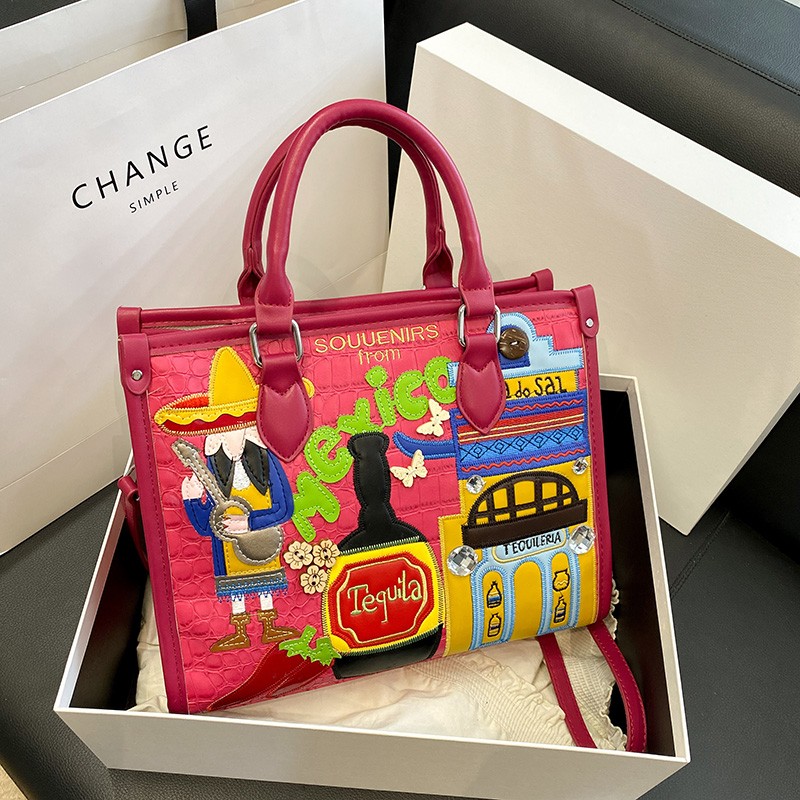 حقائب نسائية بتصميم مرقع بسحاب - مراجعة Women Bags Sale وسعره