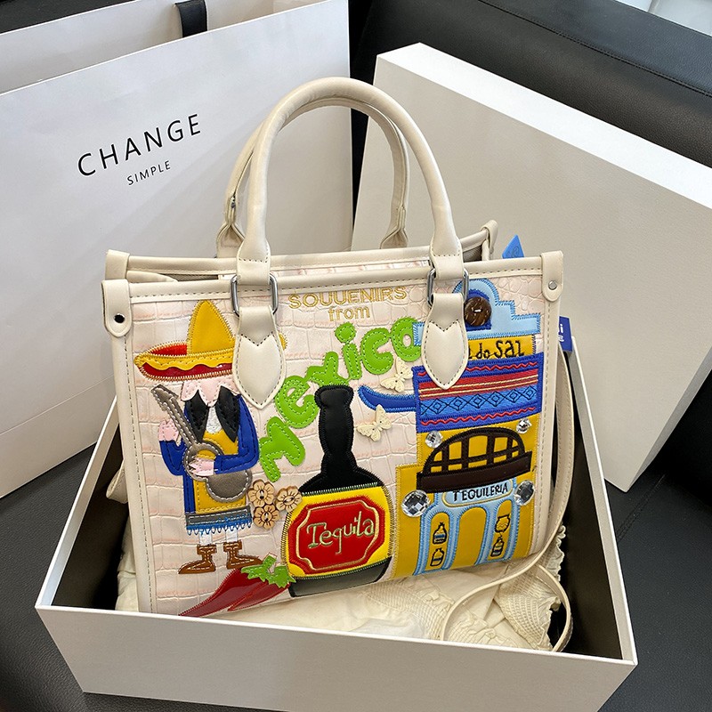 حقائب نسائية بتصميم مرقع بسحاب - مراجعة Women Bags Sale وسعره