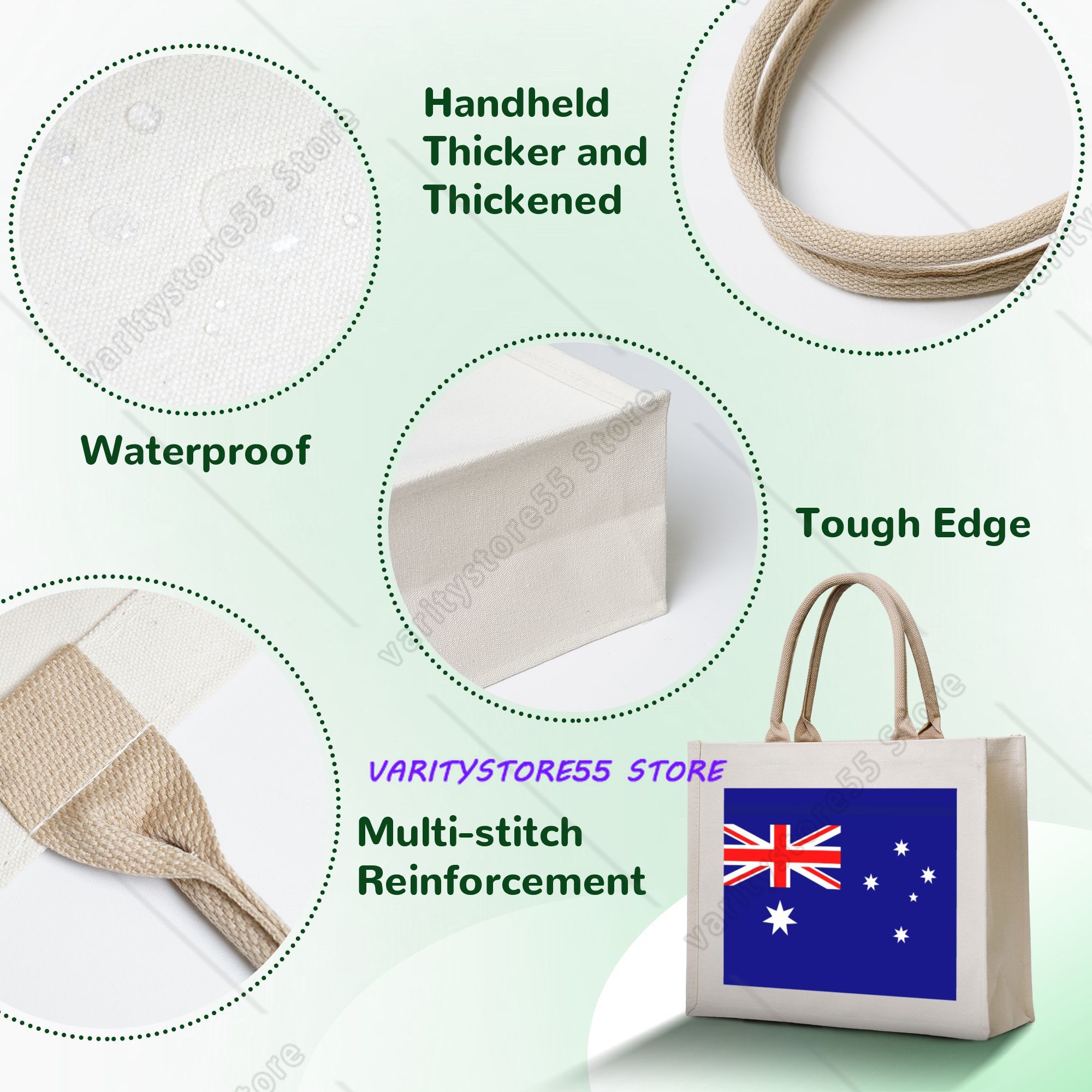 حقائب تسوق بعلم أستراليا للنسا - مراجعة Women Bags In Australia وسعره