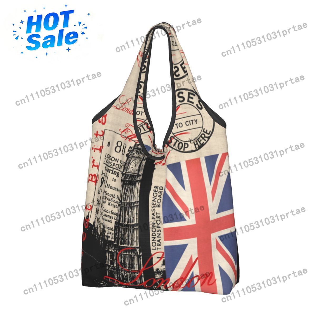 حقيبة تسوق مخصصة بتصميم لندني  - مراجعة Women Bags Uk وسعره