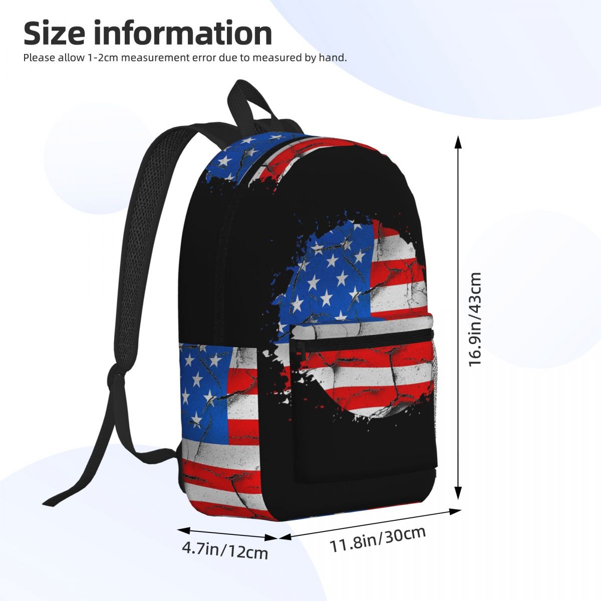 حقيبة ظهر بعلم أمريكا الأمريكي - مراجعة Women Bags Usa وسعره