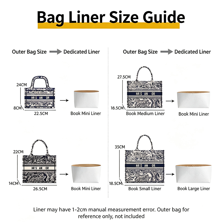 منظم حقيبة داخلي لحقيبة D Book - مراجعة Women Bags Accessories وسعره