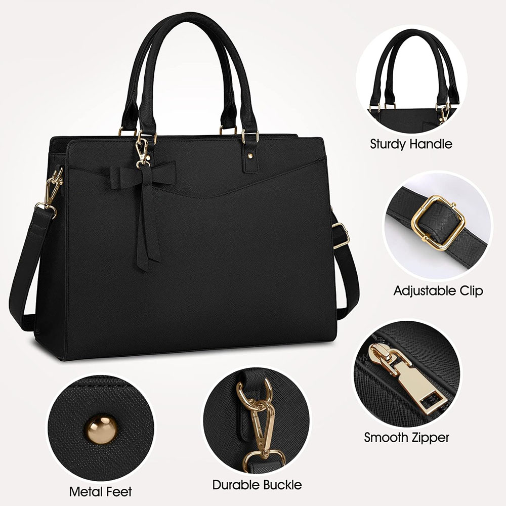 حقيبة لابتوب نسائية 15.6 بوصة  - مراجعة Women Hand Bags For Office وسعره