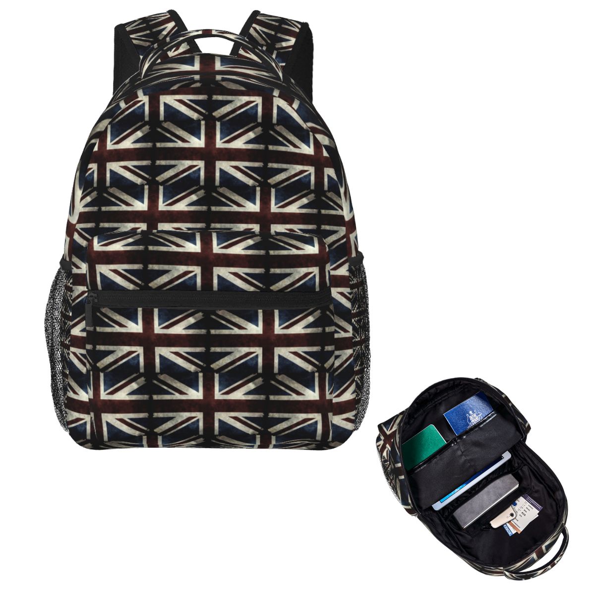 حقيبة ظهر مدرسية بتصميم علم ال - مراجعة Women Bags Uk وسعره