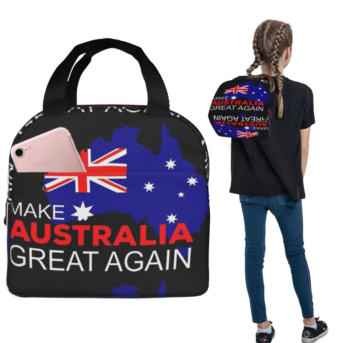 حقيبة غداء معزولة من Make Aust - مراجعة Women Bags In Australia وسعره